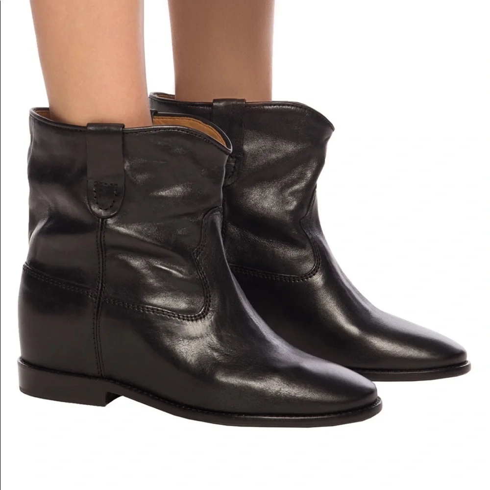 Isabel Marant Crisi Concealed-Wedge Ankle Boots